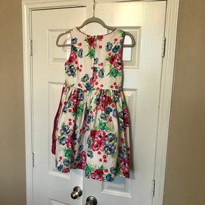 Beautiful Sleeve Less Flower Dress